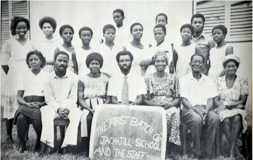 First batch & staff, 1980/81